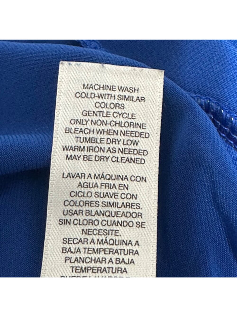 Chicos Womens Blue 3/4 Sleeve Button Detail Top Size 4 (XL) Minimalist Academia - Picture 6 of 9